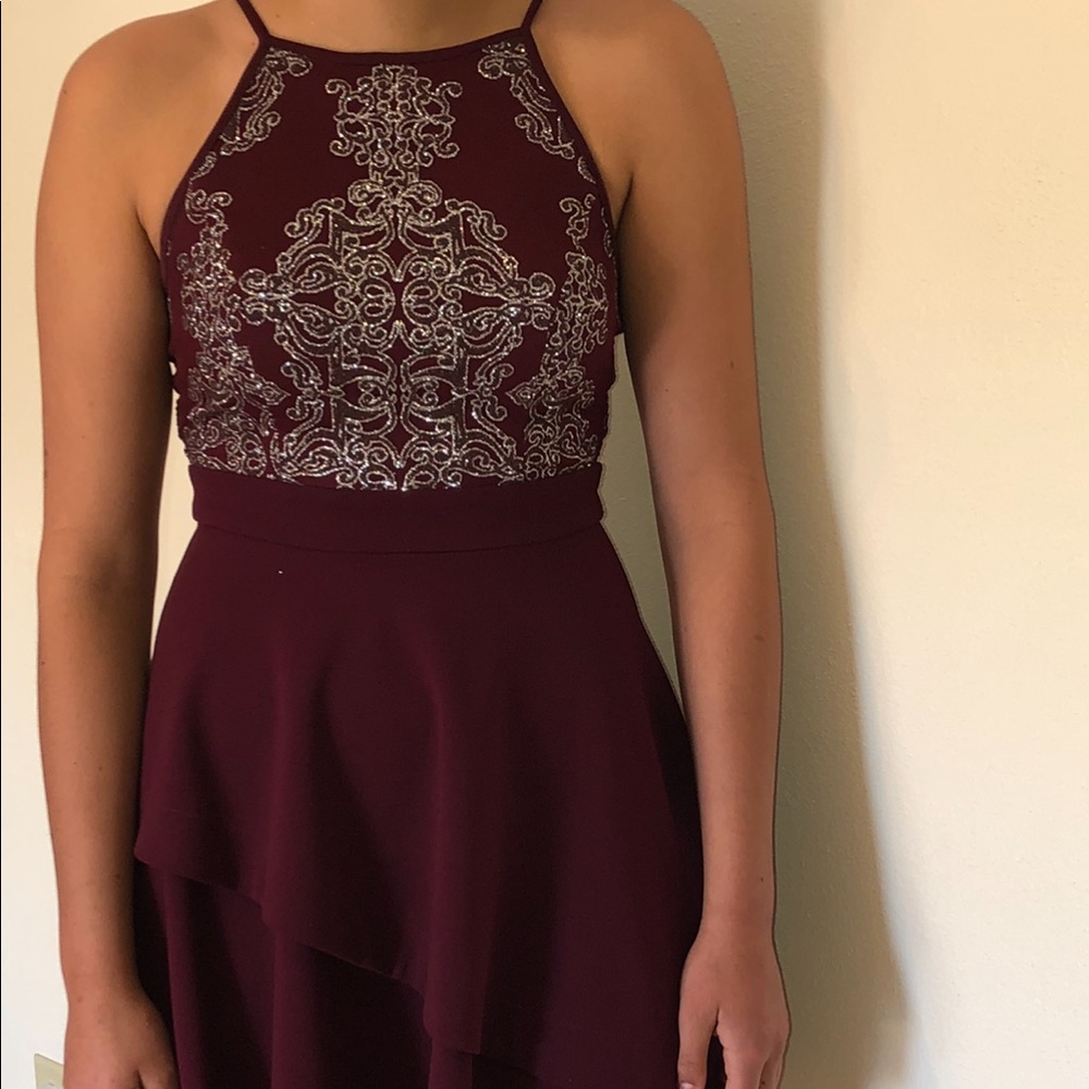 Maroon Dress